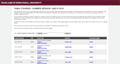 Desktop Screenshot of info.tamiu.edu